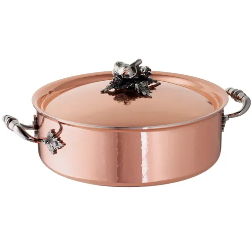 Nízký kastrol OPUS CUPRA 26 cm, měď, Ruffoni