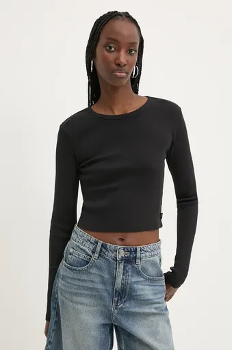 Bavlněné tričko s dlouhým rukávem Vans