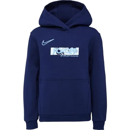 Nike CLUB FLEECE Dětská mikina, tmavě modrá, velikost