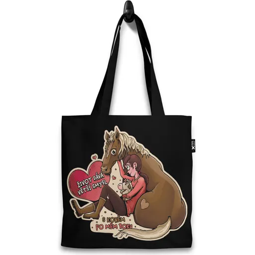 Taška Život dává smysl s koněm