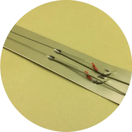 One more cast hotové návazce meta terminal tackle all-in-1 rig coated braid lead clip 2 ks - velikost 4