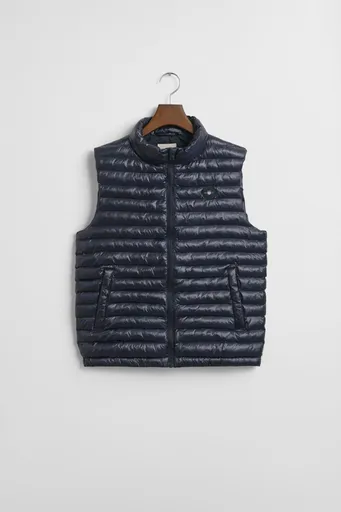 VESTA GANT SHINY LIGHT PADDED VEST EVENING BLUE