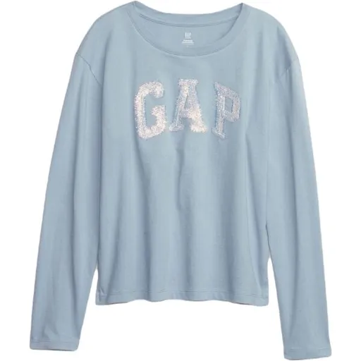 GAP BETTER GRAPHIC Dívčí tričko, světle modrá, velikost