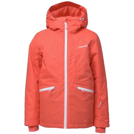 Head SUKI Dívčí lyžařská bunda, lososová, velikost 152-158