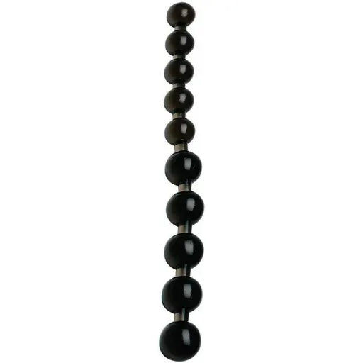 You2Toys Anální kuličky Černá perla (28 cm)