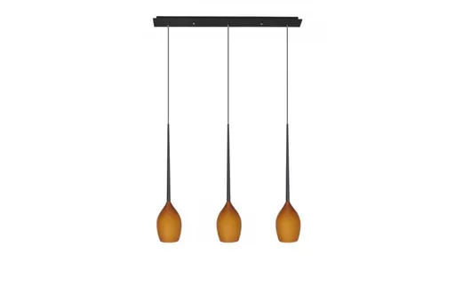 AZzardo AZ2322 závěsné svítidlo Izza 3 jantarová