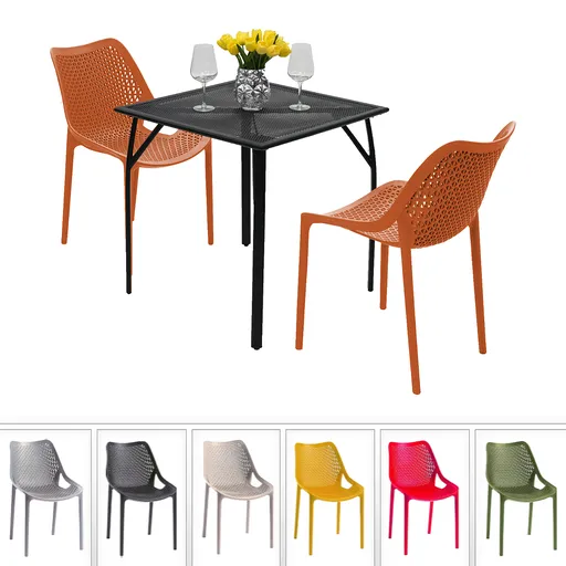 Zahradní sestava DUBLIN/EDEN 1+2 (různé barvy) šedá