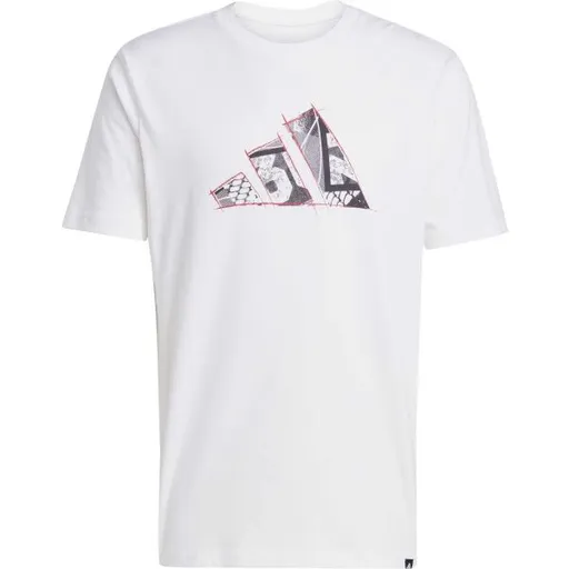 adidas M PHOTO TEE 2 Pánské triko, bílá, velikost