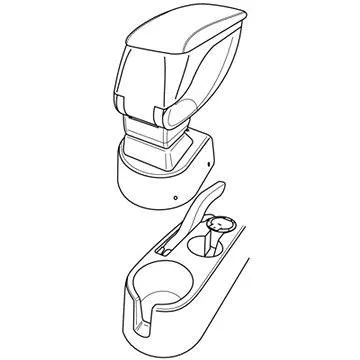 Adaptér k loketní opěrce 56093 KIA RIO (LAM56093)