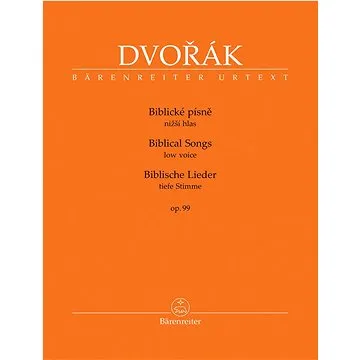 Biblické písně op. 99: nižší hlas
