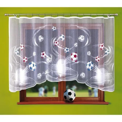 Fotbalová záclona, Viktor, 300 x 150 cm, modrá 300 x 150 cm barevná