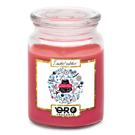 Svíčka Life is short (Vůně svíčky: Višně v čokoládě)