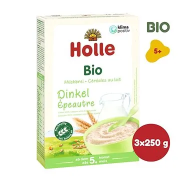 HOLLE BIO Špaldová Mléčná kaše 3× 250 g (7640104950141)