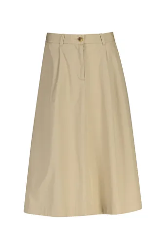 SUKNĚ GANT LIGHTWEIGHT PLEATED CHINO SKIRT OAT BEIGE