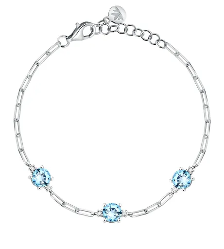 Morellato Dámský stříbrný náramek s kubickými zirkony Tesori SAIW291