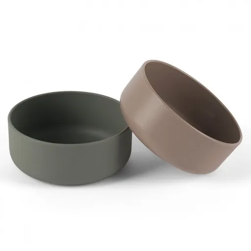 DANTOY tiny Bio misky Olive/Mocca 2ks 0m+