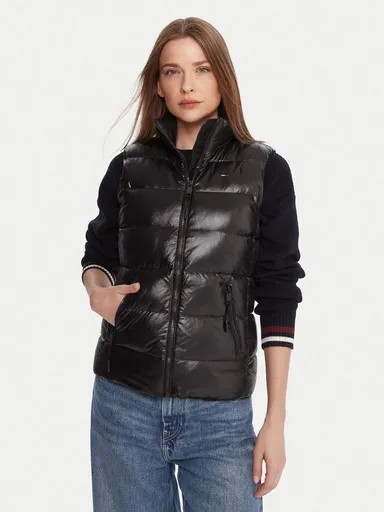 Tommy Jeans dámská černá vesta DW0DW21622BDS XS