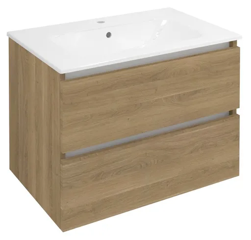 SAPHO EZARA umyvadlová skříňka 69,8x52x46cm, dub cuneo EZ701-2525