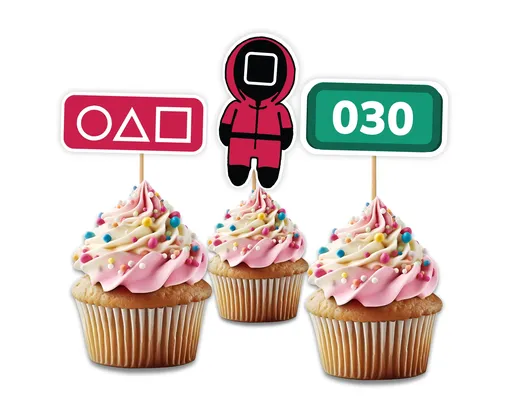 Personal Personalizované zápichy do koláčků - Squid Game