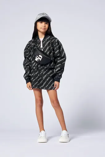 Dětská bavlněná bunda Karl Lagerfeld