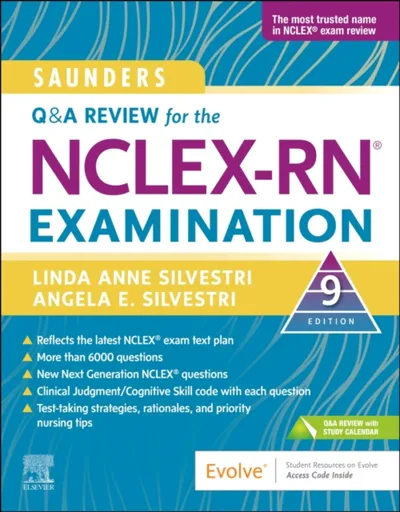 Saunders Q & A Review for the NCLEX-RNÂ® Examination - Angela  Silvestri, Linda Anne  Thought Leader, USA) Silvestri