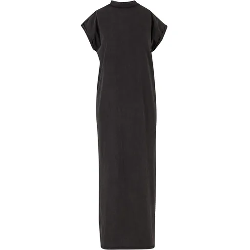 Build Your Brand Dámské dlouhé vintage šaty - Černá | XL