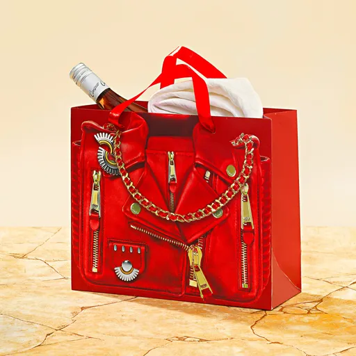 Dárková taška Kožená bunda