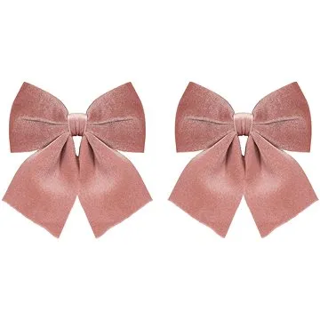 LAALU Sada 2 ks mašlí: Mašle růžová 13 x 13 cm (LAU-1945)