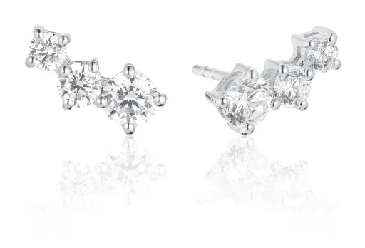 Sif Jakobs Něžné stříbrné náušnice Belluno SJ-E42107-CZ-SS