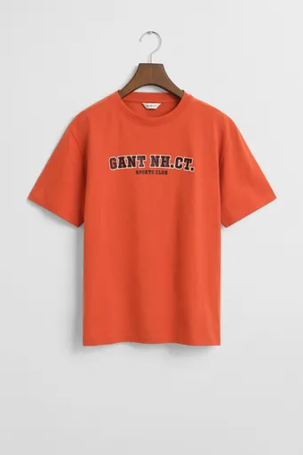 TRIČKO GANT GRAPHIC SS T-SHIRT DEEP ORANGE
