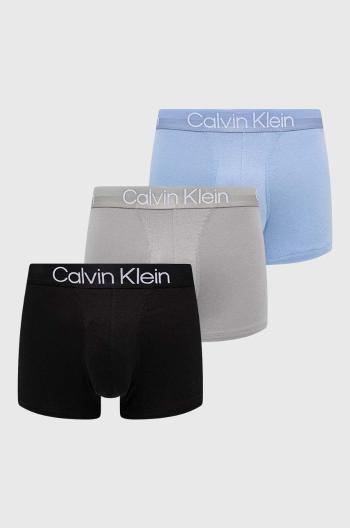 Boxerky Calvin Klein Underwear 3-pack pánské, zelená barva, 000NB2970A