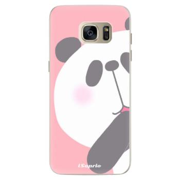 Silikonové pouzdro iSaprio - Panda 01 - Samsung Galaxy S7 Edge