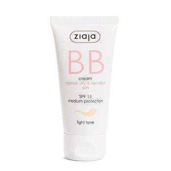 Ziaja BB krém pro normální, suchou a citlivou pleť SPF 15 Light Tone (BB Cream) 50 ml