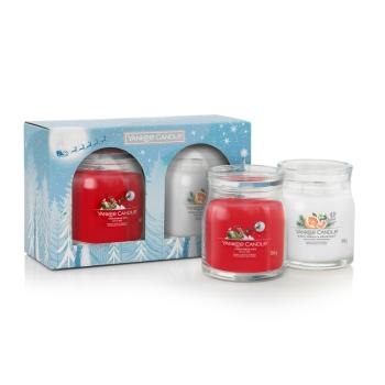 Yankee Candle Vánoční dárková sada Signature svíček 2 ks