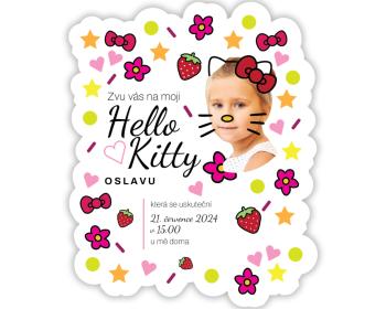 Personal Personalizované pozvánky 6 ks - Hello Kitty