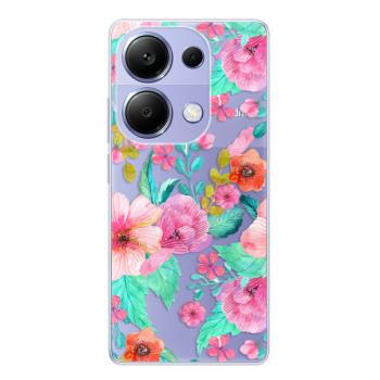 Odolné silikonové pouzdro iSaprio - Flower Pattern 01 - Xiaomi Redmi Note 13 Pro