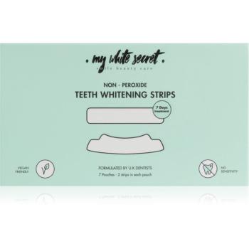 My White Secret Non - Peroxide Teeth Whitenings Strips bělicí pásky na zuby 7 ks