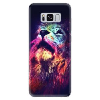 Odolné silikonové pouzdro iSaprio - Lion in Colors - Samsung Galaxy S8