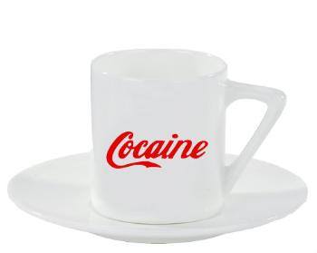 Espresso hrnek s podšálkem 100ml Cocaine