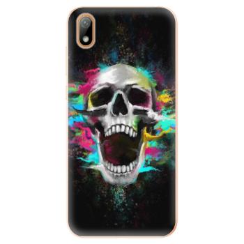 Odolné silikonové pouzdro iSaprio - Skull in Colors - Huawei Y5 2019