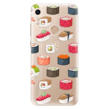 Odolné silikonové pouzdro iSaprio - Sushi Pattern - Huawei Honor 8A