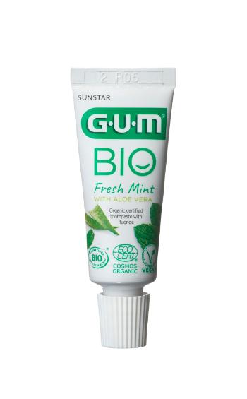 GUM BIO Fresh Mint zubní pasta s Aloe vera, 12 ml