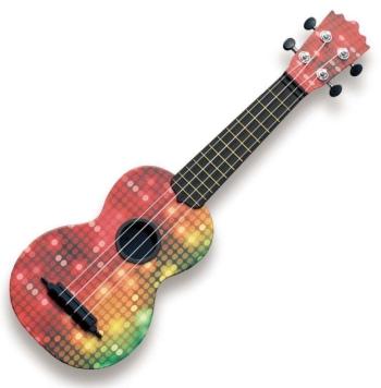 Pasadena WU-21G2-BK Multicolor Sopránové ukulele