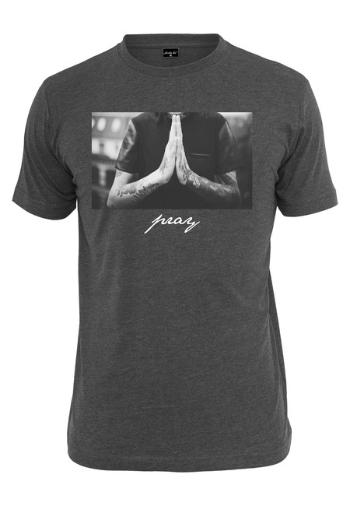 Mr. Tee Pray Tee black charcoal - 4XL