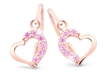 Cutie Jewellery Něžné dětské náušnice z růžového zlata C2757-10-X-4 růžová