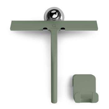 Gütewerk by blumfeldt Blaze, zuhanyzósarok törlő, 23 cm, szilikon borítás, rozsdamentes acél mag, modern design