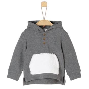 Steiff Boys Mikina grey melange