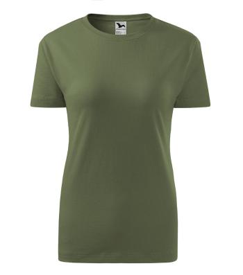 MALFINI Dámské tričko Classic New - Khaki | M