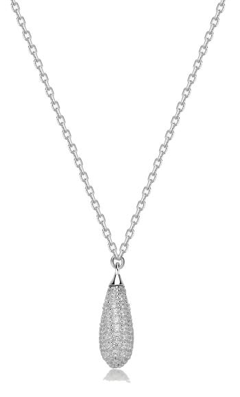 Brosway Stříbrný náhrdelník se zirkony Tear Drop Infinite White Fancy FIW123