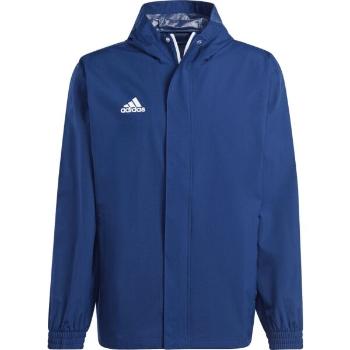 adidas ENTRADA 22 ALL WEATHER JACKET Pánská fotbalová bunda, modrá, velikost